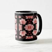 Rosa Lotus Classic Tasse (VorderseiteRechts)