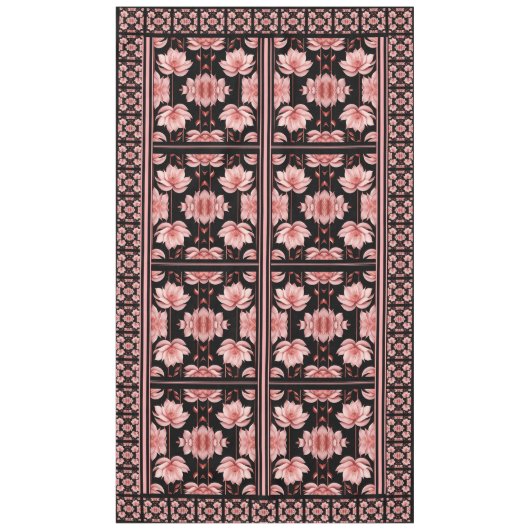 Rosa Lotus Classic Tischdecke (Vorderseite)