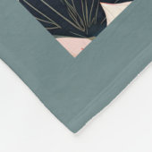 Rosa Lotus Fleece Blanket (Ecke)