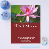Rosa Lotus Flyer (Einzeln)