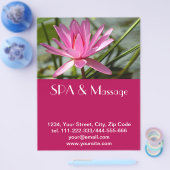 Rosa Lotus Flyer (Einzeln)