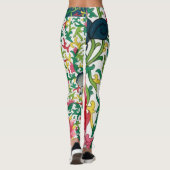 Rosa Lotus Garden Leggings (Rückseite)