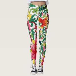 Rosa Lotus Garden Leggings