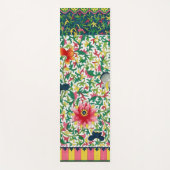 Rosa Lotus Garden Yogamatte (Vorderseite)