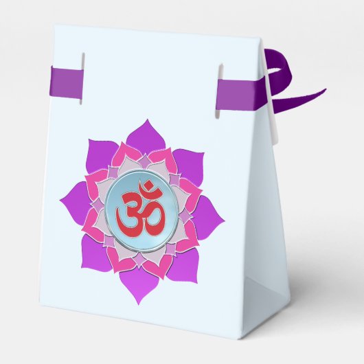 Rosa Lotus Geschenkschachtel (Rückseite)