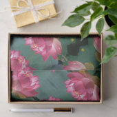Rosa Lotus - Gewebepapier Seidenpapier (Geschenk)