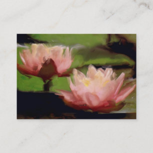 Rosa Lotus in den Ölen Visitenkarte