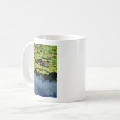 Rosa Lotus in Regen Kaffeetasse (Vorderseite Links)