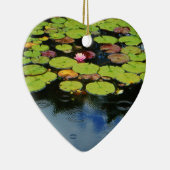 Rosa Lotus in Regen Keramikornament (Rechts)