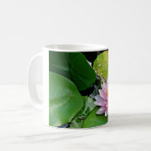 Rosa Lotus Kaffeetasse (Vorderseite Links)