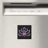 Rosa Lotus Magnet (In Situ (Geschirrspüler))