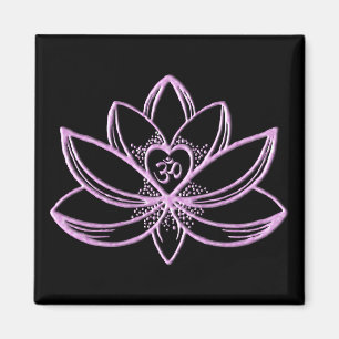 Rosa Lotus Magnet