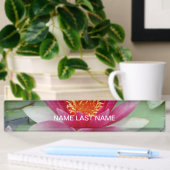 Rosa Lotus Namensplakette
