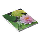 Rosa Lotus Notizblock (angewinkelt)
