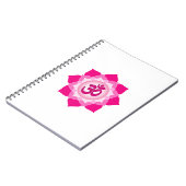 Rosa Lotus Notizblock (Linke Seite)