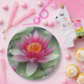 Rosa Lotus Pappteller (Party)