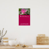 Rosa Lotus Poster (Küche)