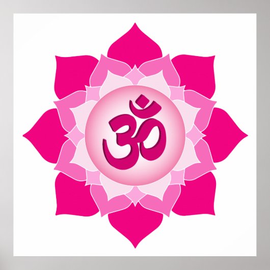 Rosa Lotus Poster (Vorne)