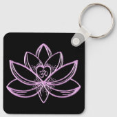 Rosa Lotus  Schlüsselanhänger (Rückseite)