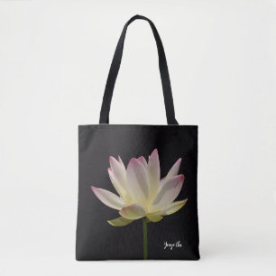 Rosa Lotus-Schultertasche Tasche