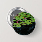 Rosa Lotus schwarz Button (Vorne & Hinten)