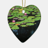 Rosa Lotus schwarz Keramikornament (Links)