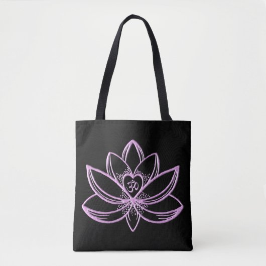 Rosa Lotus  Tasche (Vorderseite)