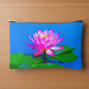 Rosa Lotus-Tasche Zubehörtasche