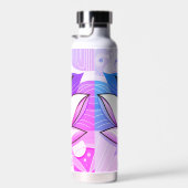 Rosa Lotus Trinkflasche (Rechts)