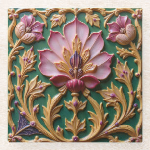 Rosa Lotus Untersetzer