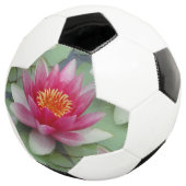 Rosa Lotus Wasserlilie Fußball (Dreiviertel)