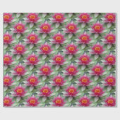 Rosa Lotus Wasserlilie Geschenkpapier (Flach)