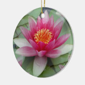 Rosa Lotus Wasserlilie Keramik Ornament (Links)