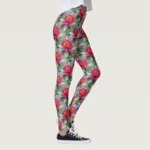 Rosa Lotus Wasserlilie Leggings (Rechts)