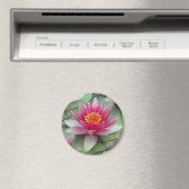 Rosa Lotus Wasserlilie Magnet (In Situ (Geschirrspüler))