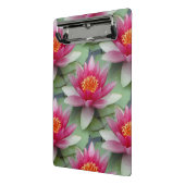 Rosa Lotus Wasserlilie Mini Klemmbrett (Gewinkelt2)