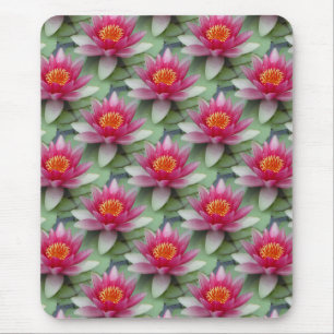 Rosa Lotus Wasserlilie Mousepad
