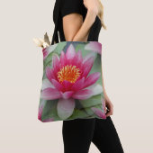 Rosa Lotus Wasserlilie Tasche (Von Nahem)