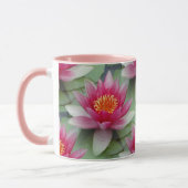 Rosa Lotus Wasserlilie Tasse (Links)
