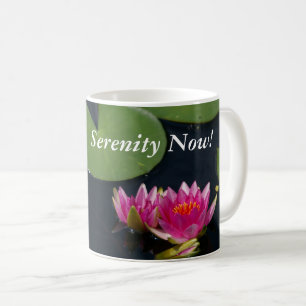 Rosa Lotus-Wasserlilien Kaffeetasse
