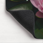 Rosa Lotus-Wasserlilien Maus-Pad Mousepad (Ecke)