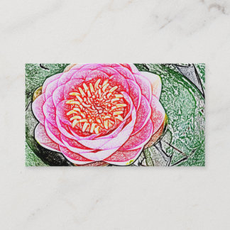 Rosa Lotus - Yoga Business Cards Visitenkarte