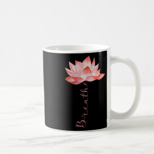 Rosa Lotusblume Yoga Atmung Meditation Yoga Liebha Kaffeetasse