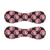 Rosa Löwenkopf-Tiermuster-Design - Schwarz Baseball (Paneele)