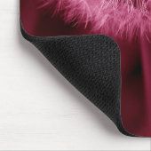 Rosa Löwenzahn Mousepad (Ecke)