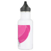 Rosa Luftballons Edelstahlflasche (Rechts)