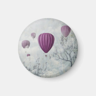 Rosa Luftballons Magnet