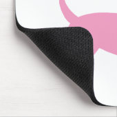 Rosa lustige Chihuahua Mousepad (Ecke)
