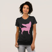 Rosa lustige Chihuahua T-Shirt (Vorne ganz)