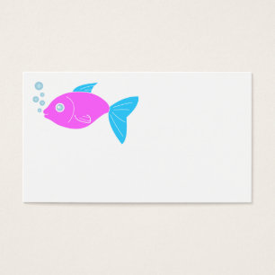 Rosa, lustiger Fisch